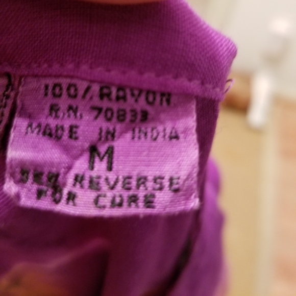 Vintage tie dye blouse M - Picture 4 of 4